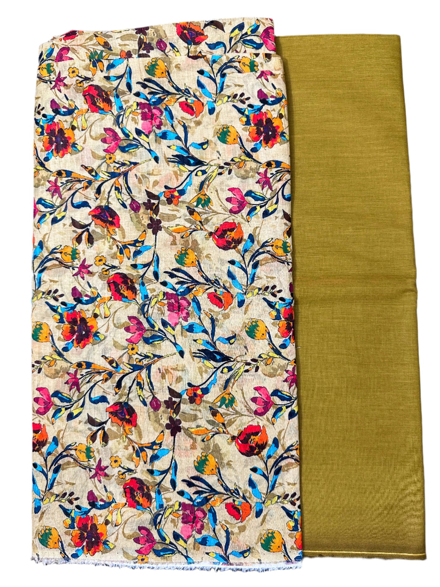 2 Pcs Doriya Lawn Print suit ( line texture )