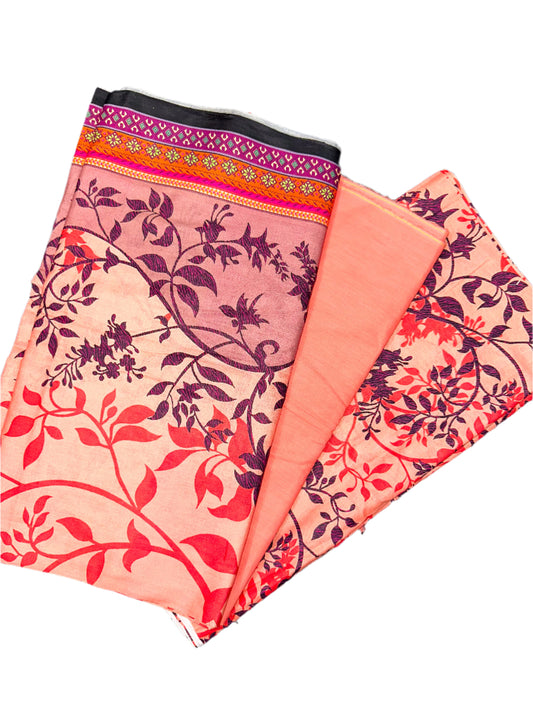 3 Pcs Lawn Print suit