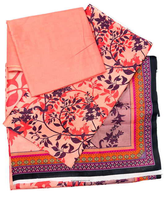 3 Pcs Lawn Print suit